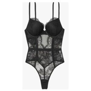 Victoria's Secret Bombshell Lace Teddy, Push Up, Women's Lingerie, Very Sexy Col